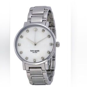 Kate Spade Gramercy Silver Mother of Pearl Watch